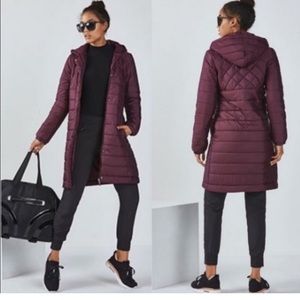 Fabletics puffer coat. XS